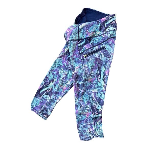 Lululemon Run Inspire Crop II Leggings Full-On Luxtreme Iridescent Multi Size 6 - Picture 2 of 4